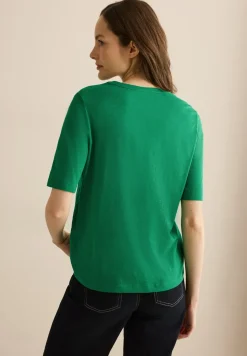 T-Shirt im Tunika-Look