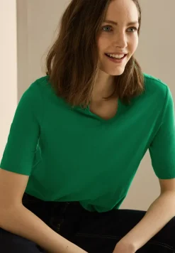 T-Shirt im Tunika-Look