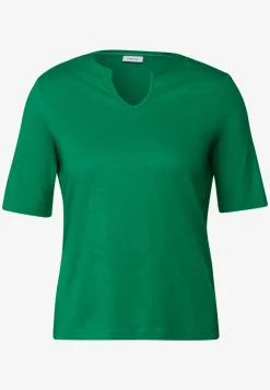 T-Shirt im Tunika-Look