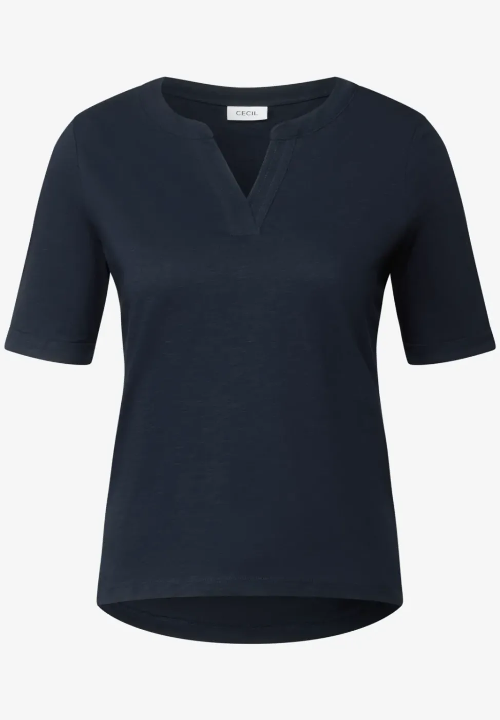 T-Shirt im Tunika-Look