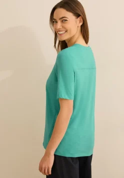 T-Shirt im Tunika-Look