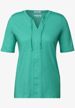 T-Shirt im Tunika-Look
