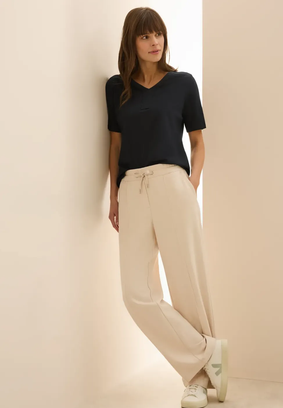 T-Shirt im Tunika-Look