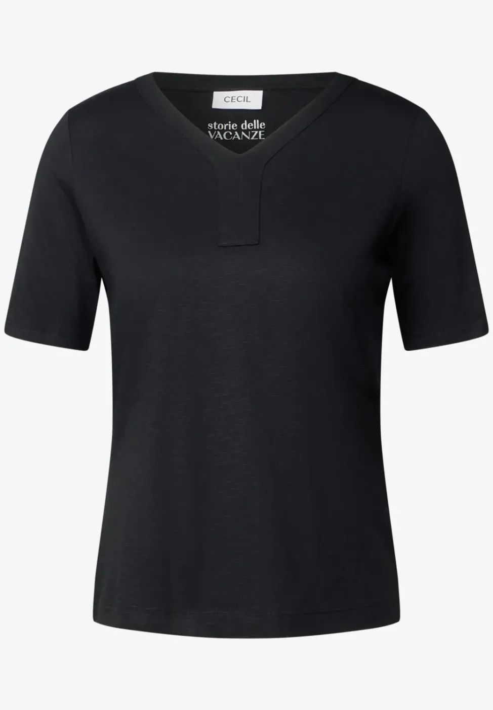 T-Shirt im Tunika-Look