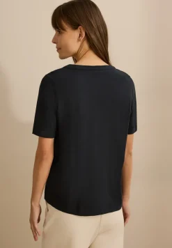 T-Shirt im Tunika-Look