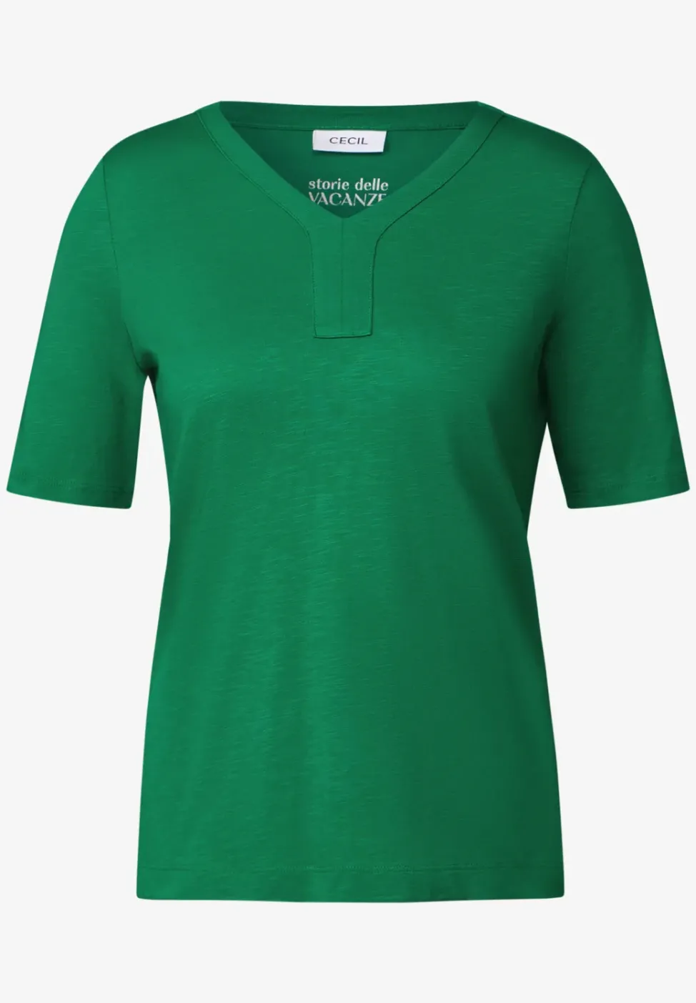 T-Shirt im Tunika-Look