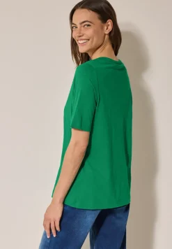T-Shirt im Tunika-Look