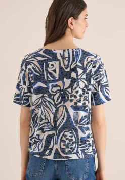 T-Shirt in Ausbrenner-Optik
