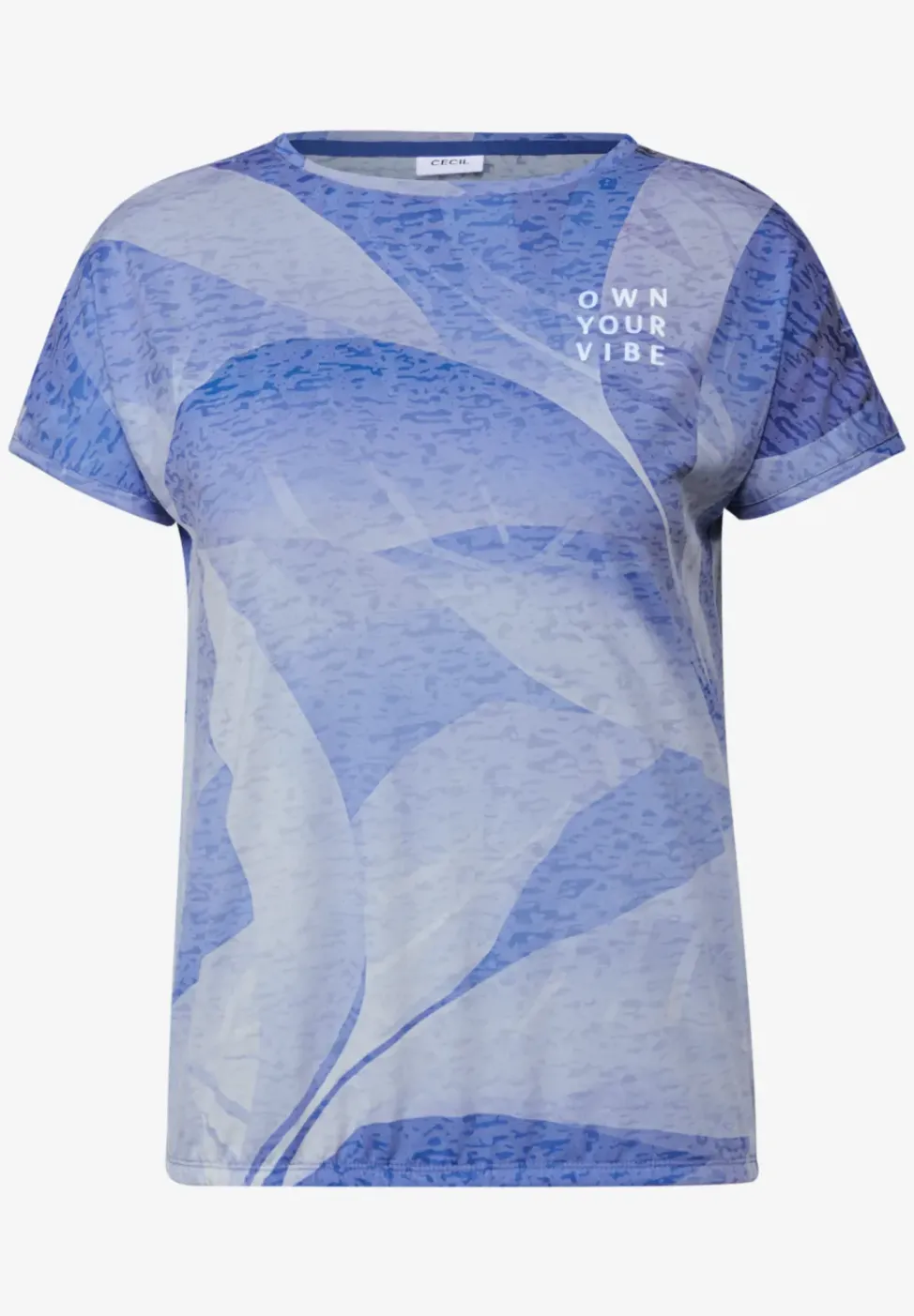 T-Shirt in Ausbrenneroptik