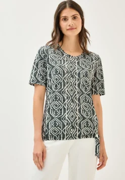 T-Shirt in Ausbrenner-Optik