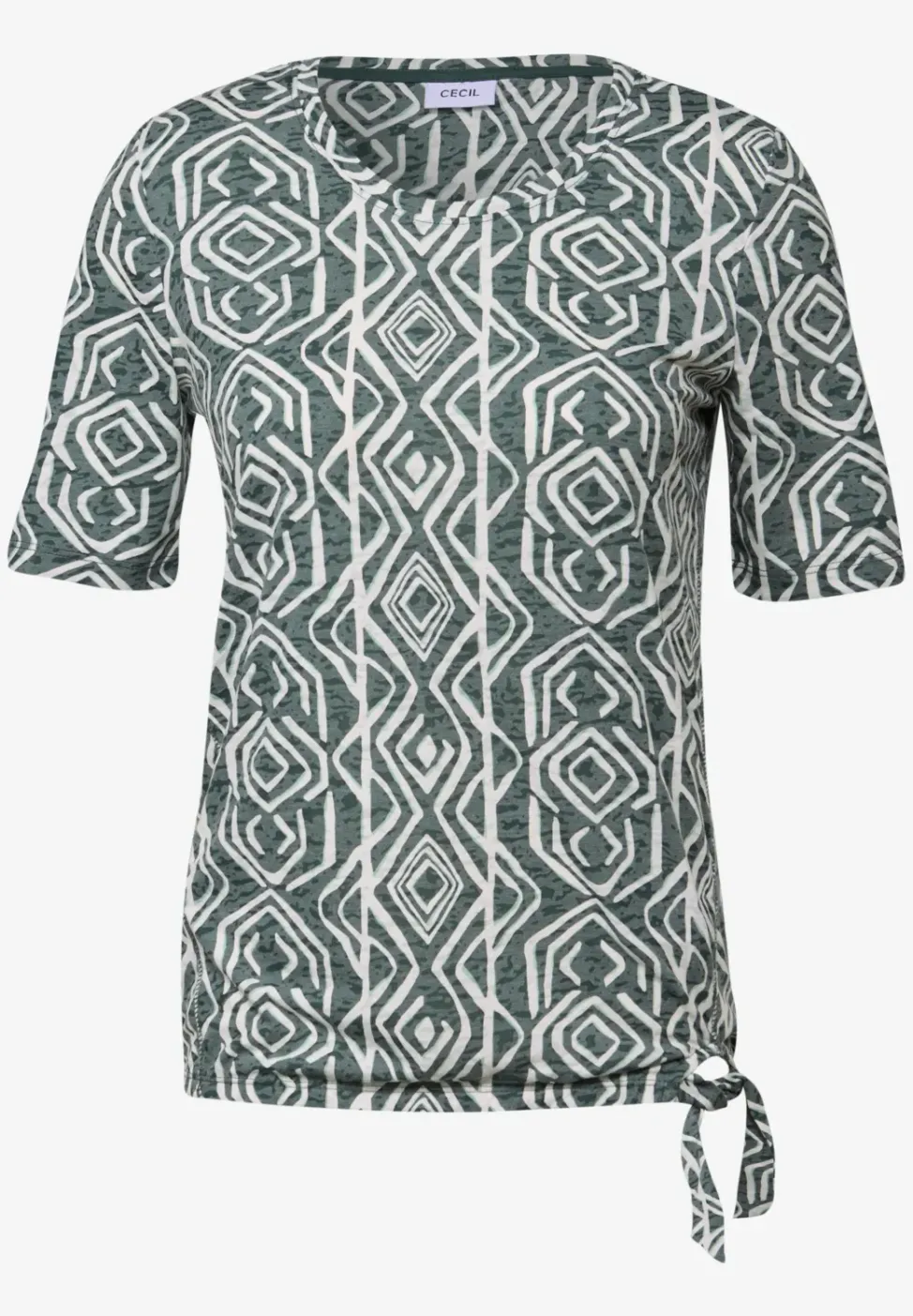 T-Shirt in Ausbrenner-Optik