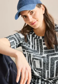 T-Shirt in Ausbrenner-Optik