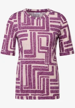 T-Shirt in Ausbrenner-Optik