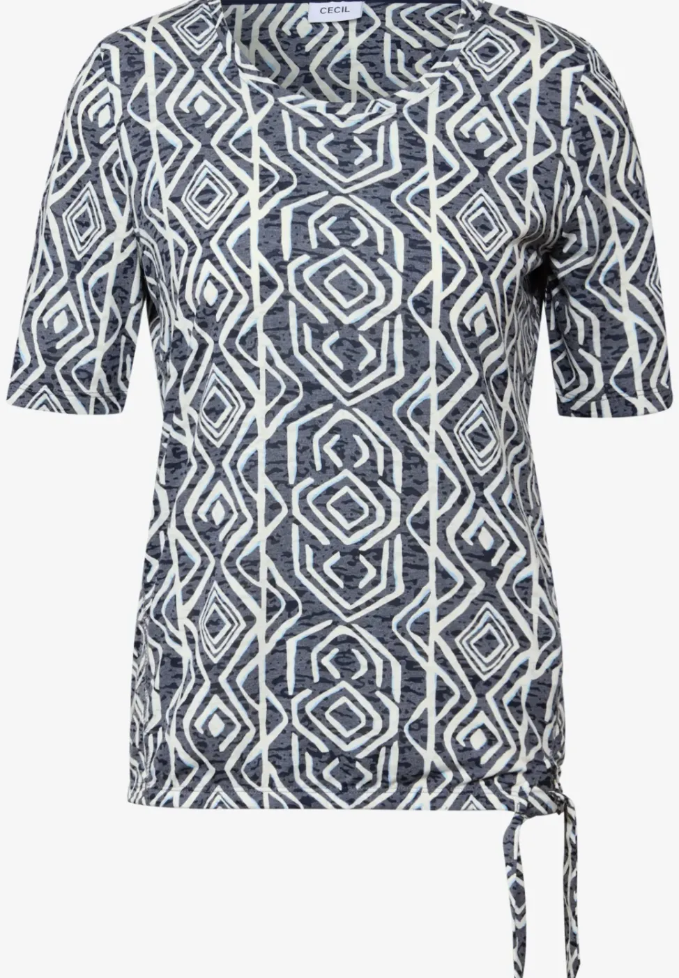 T-Shirt in Ausbrenner-Optik