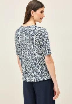T-Shirt in Ausbrenner-Optik