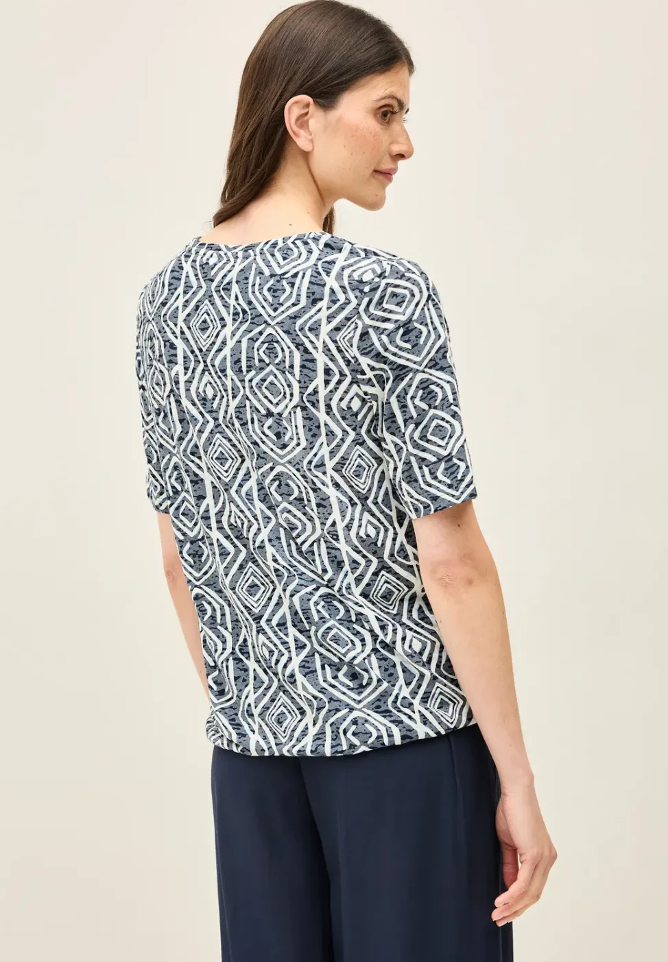 T-Shirt in Ausbrenner-Optik