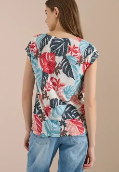 T-Shirt in Ausbrenner-Optik