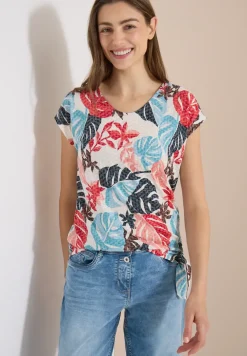 T-Shirt in Ausbrenner-Optik