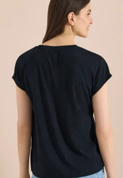 T-Shirt in Ausbrenner-Optik