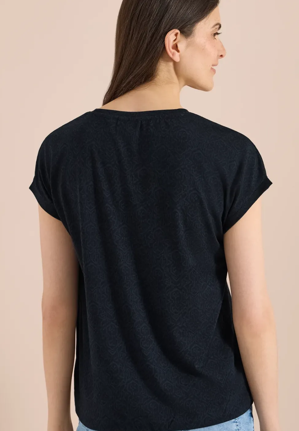 T-Shirt in Ausbrenner-Optik
