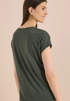 T-Shirt in Ausbrenner-Optik