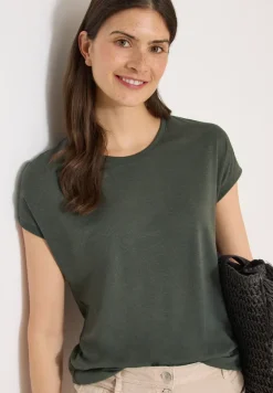T-Shirt in Ausbrenner-Optik