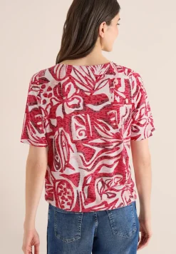 T-Shirt in Ausbrenner-Optik