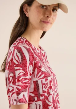T-Shirt in Ausbrenner-Optik