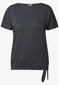 T-Shirt in Smok-Optik