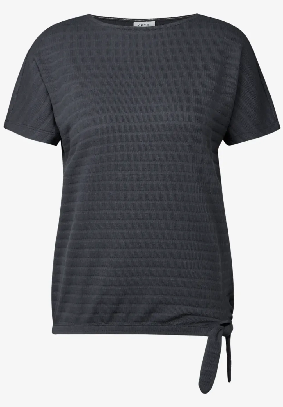 T-Shirt in Smok-Optik