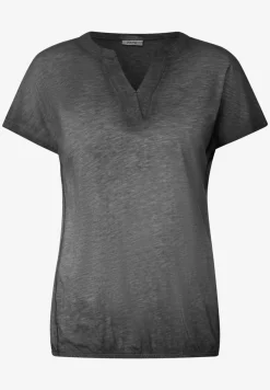 T-Shirt in Washed-Optik