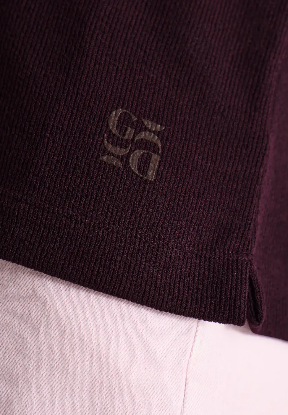 T-Shirt mit Boatneck im Strick-Look