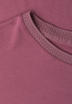 T-Shirt mit Boatneck und Deko-Tape