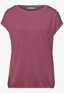 T-Shirt mit Boatneck und Deko-Tape