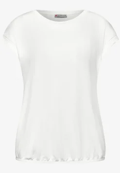 T-Shirt mit Boatneck und Deko-Tape