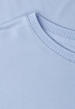 T-Shirt mit Boatneck und Deko-Tape