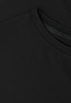 T-Shirt mit Boatneck und Deko-Tape