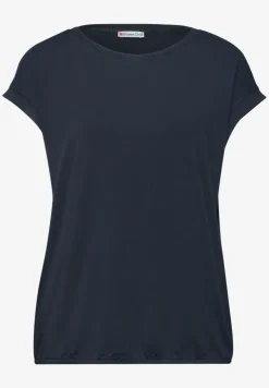 T-Shirt mit Boatneck und Deko-Tape