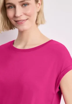 T-Shirt mit Boatneck und Deko-Tape