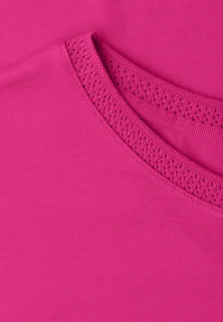 T-Shirt mit Boatneck und Deko-Tape