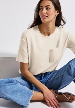 T-Shirt mit Brusttasche