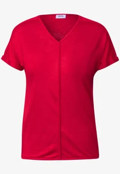 T-Shirt mit Deko-Nähten
