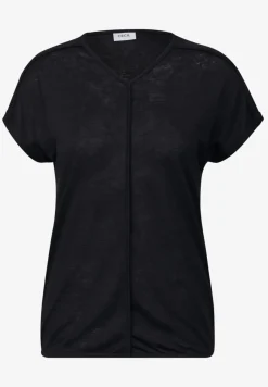 T-Shirt mit Deko-Nähten