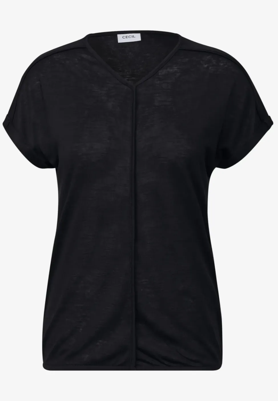 T-Shirt mit Deko-Nähten