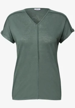 T-Shirt mit Deko-Nähten