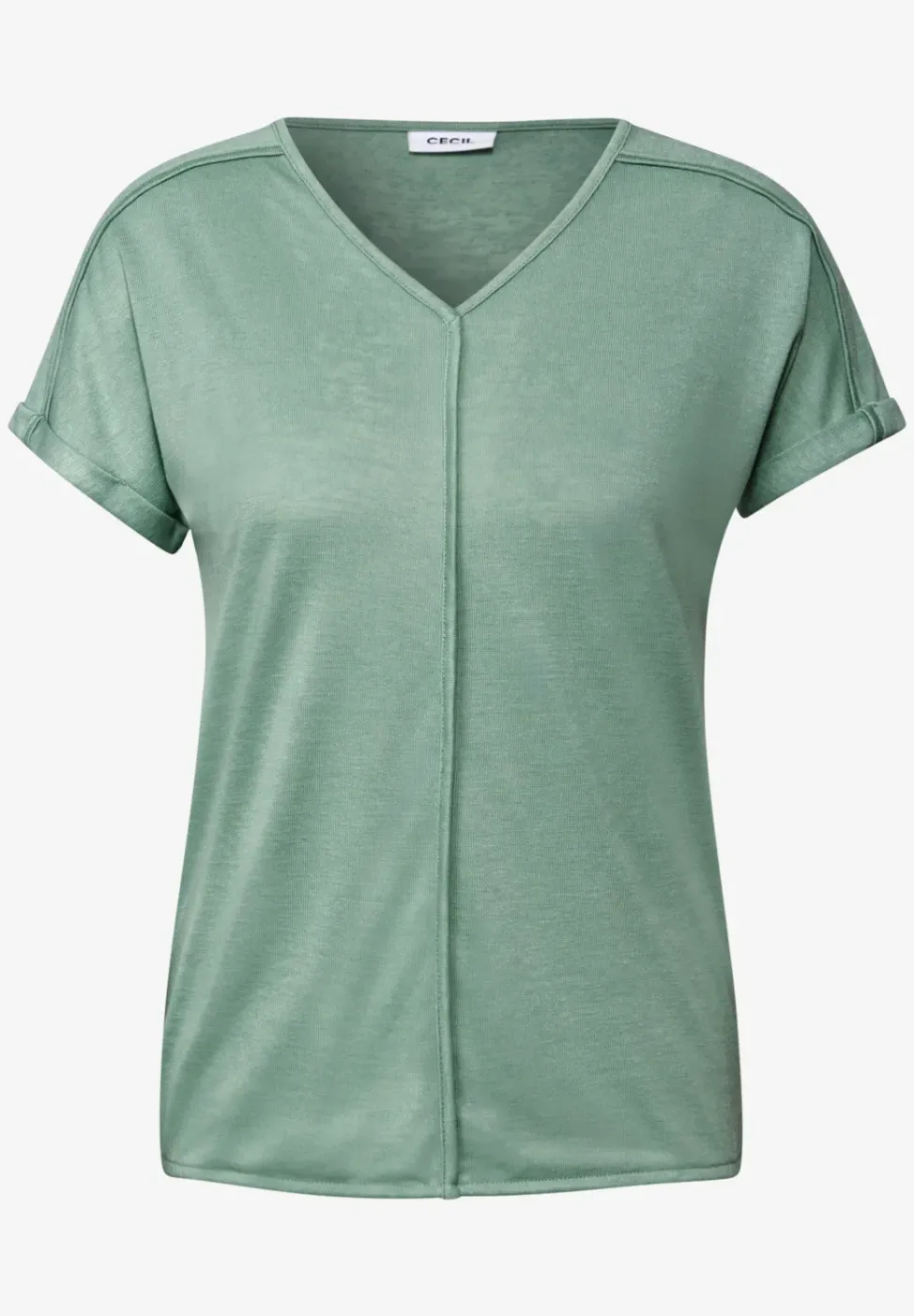 T-Shirt mit Deko-Nähten