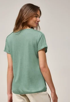 T-Shirt mit Deko-Nähten