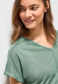 T-Shirt mit Deko-Nähten