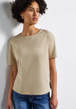 T-Shirt mit Dekosteinen