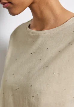 T-Shirt mit Dekosteinen